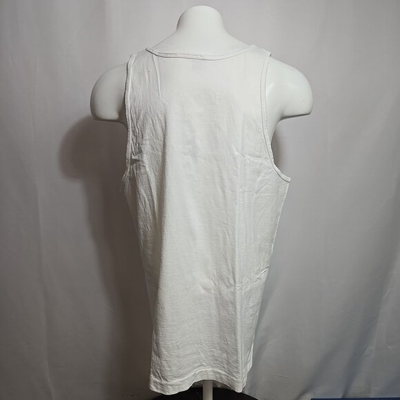 VTG Mike's Bar Single Stitch Tank Top Adult Size XL Neon Fruit of the Loom - Picture 4 of 11